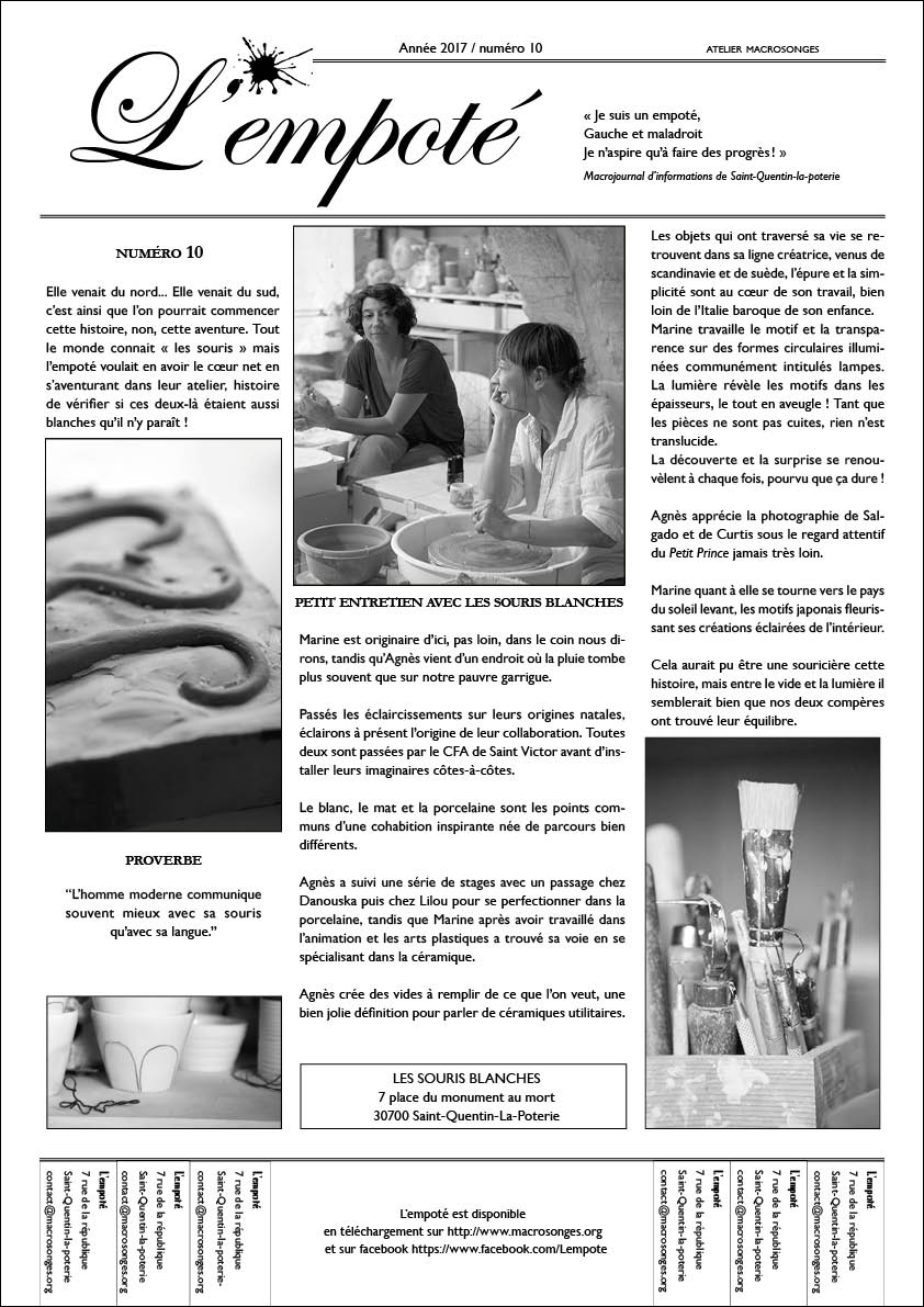 Création graphique d&rsquo;une revue L’empoté 10