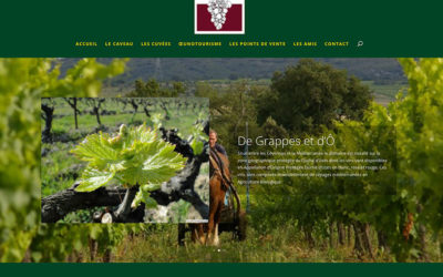 Site Internet De grappes & d’Ô