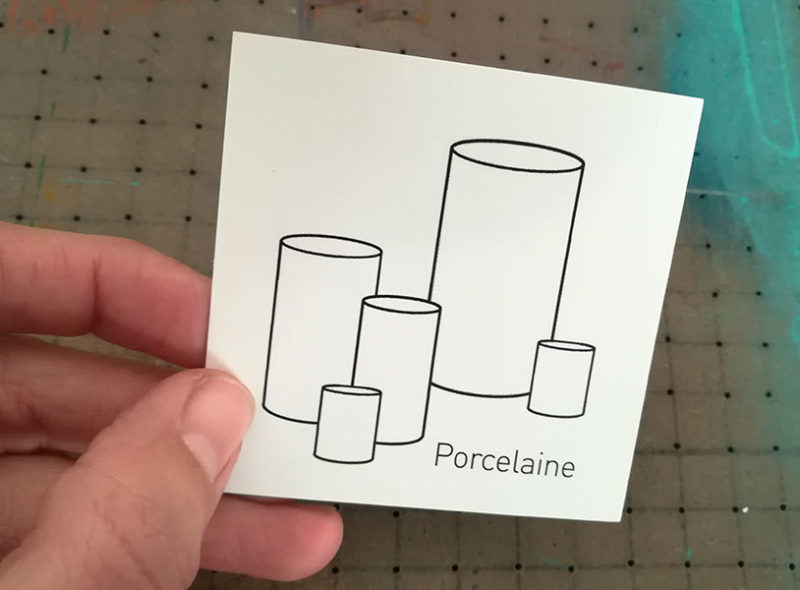 création carte visite atelier A