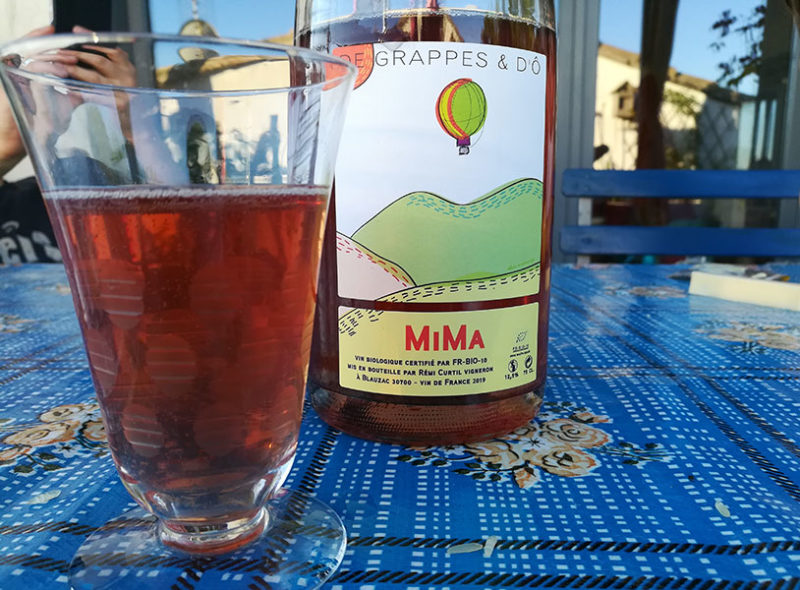 création étiquettes de vin Mima plaine