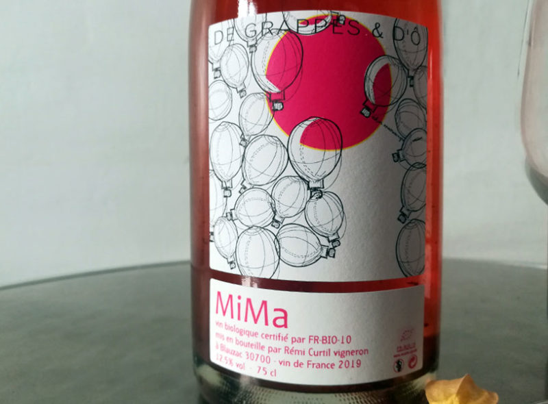 création étiquettes de vin Mima multiplication