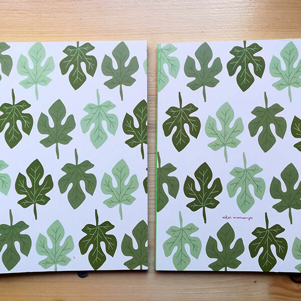 Carnet fait main figuier uzès