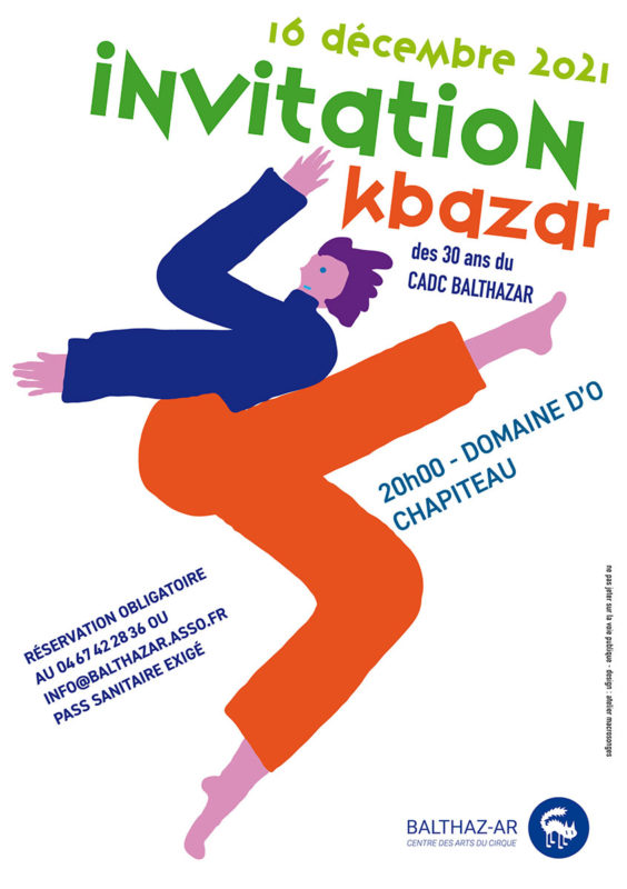 illustration invitation cirque uzes