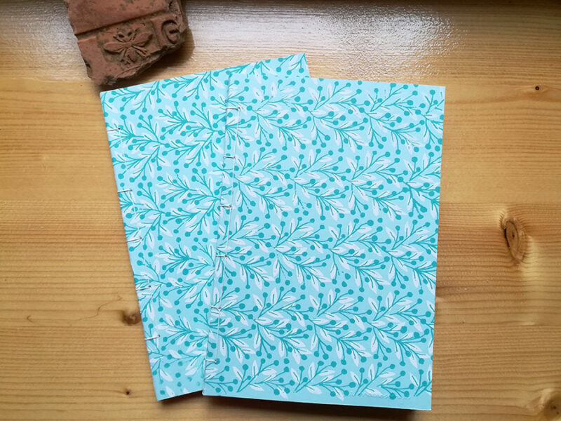 Carnet artisanal serigraphie jardin